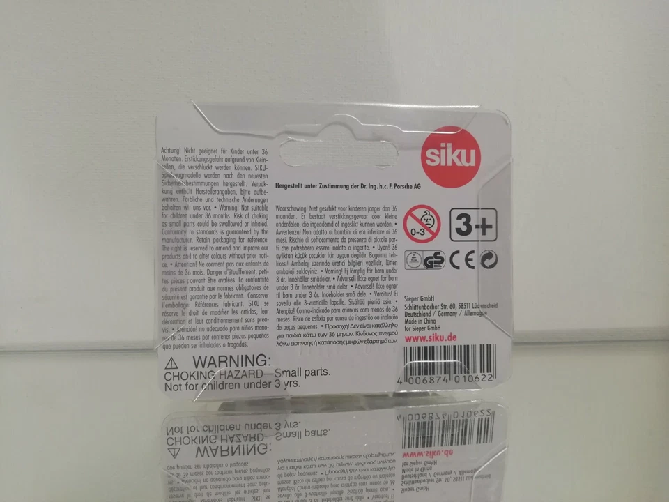 SIKU 1062 PORSCHE CAYENNE TURBO IN GIALLO SU BLISTER - Immagine 3 di 3