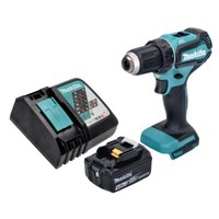 Makita Ddf 485 RM1 Akku Bohrschrauber 18 V 50 Nm + 1X Akku 4,0 Ah + LadegeräT