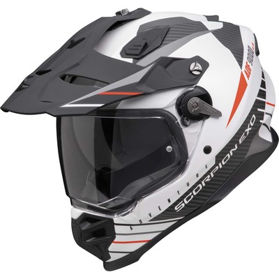 SCORPION Endurohelm ADF-9000 AIR Feat weiß matt schwarz ECE 22.06 XL 61/62