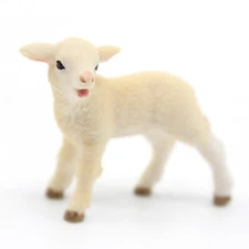 WHITE LAMB SHEEP 2" Animal Figure - 2013 Schleich Farm World