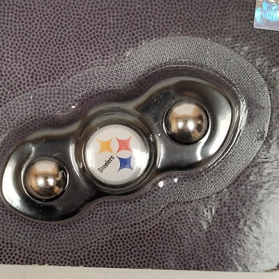 NFL Pittsburgh Steelers - 2 in 1 Fidget Hand Spinner, NEW (Lot of 2 Spinners)