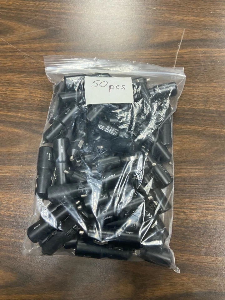 Nuevo Lote de 50 Cargador Coche Jabra USB 5V, Negro Foto 2 de 2