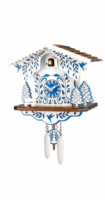 Trenkle Horloge coucou à quartz maison suisse avec maison météo et musique