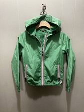Hunter Green Rain Jacket Packable Shell Element with Hood Kids Size 9-10