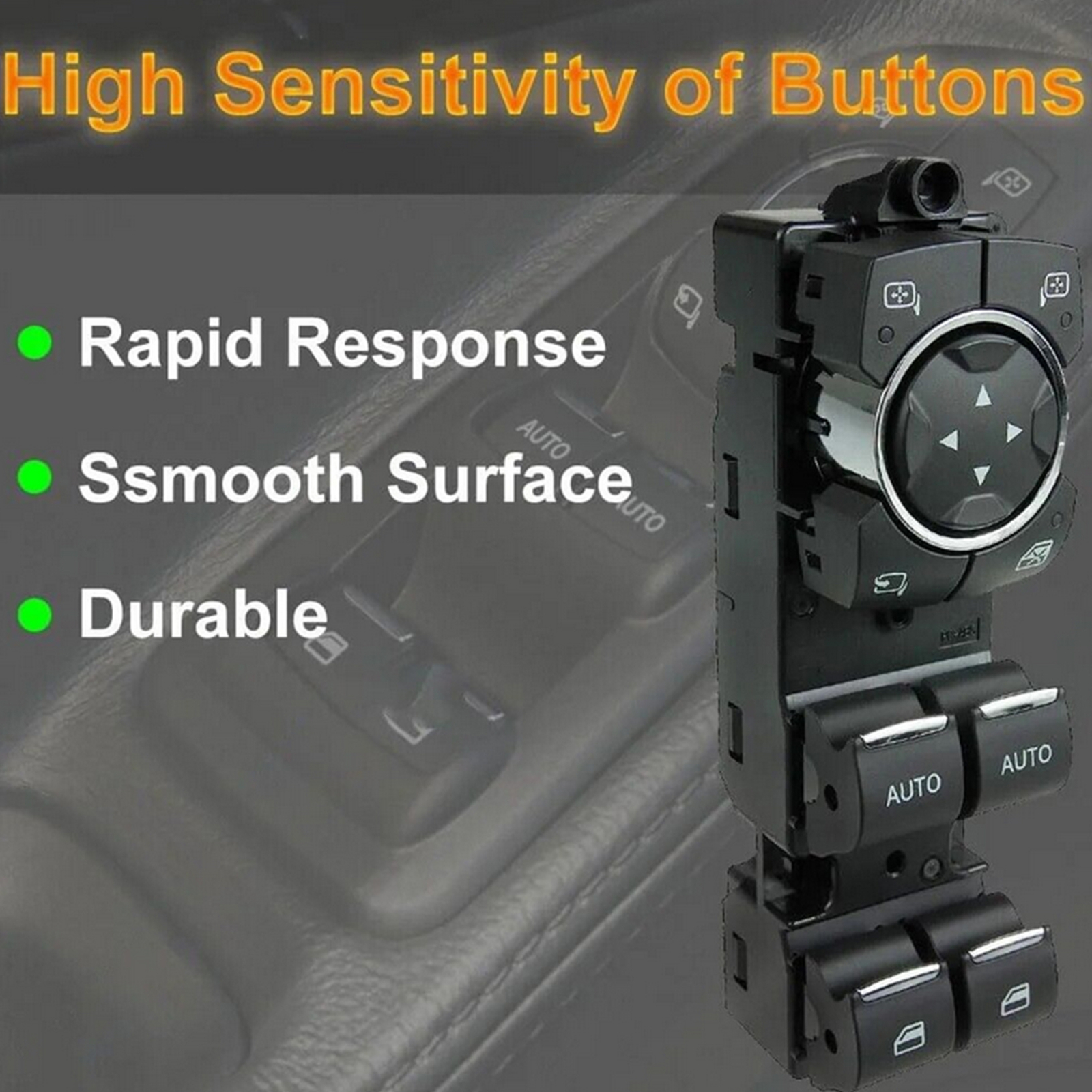 Front Left Driver Side Master Power Window Switch Fits for Ford Explorer 2011-15