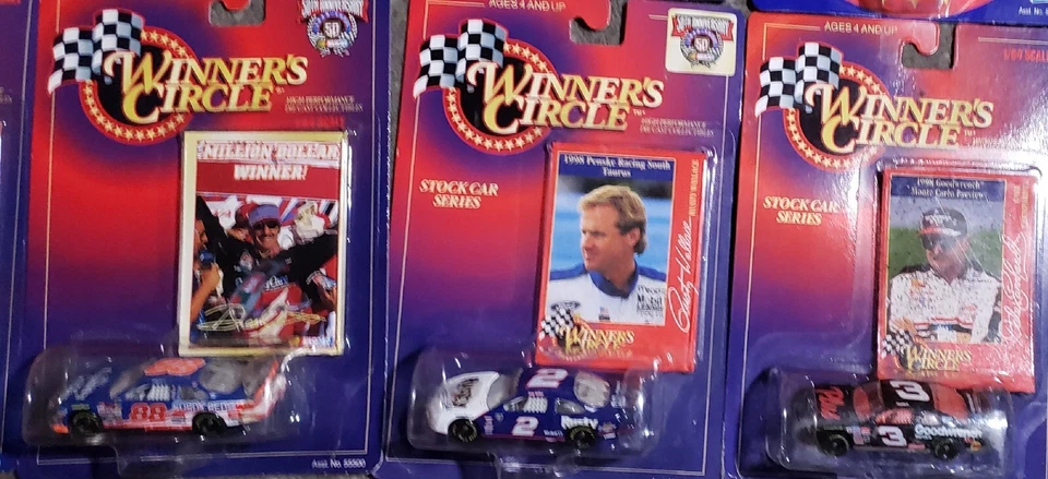 21 VARIOS 1/64 NASCAR CARRERAS DIECAST COCHES DE CARRERAS DE GANADORES CÍRCULO DIECAST Foto 2 de 4