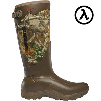 LACROSSE ALPHA AGILITY 17'' REALTREE EDGE INSULATED 1200G HUNT BOOTS 339072 - NEW