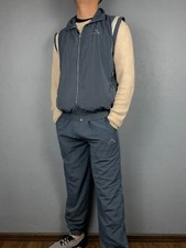Kappa Vintage Mens Nylon Track Suit Vest  Pants
