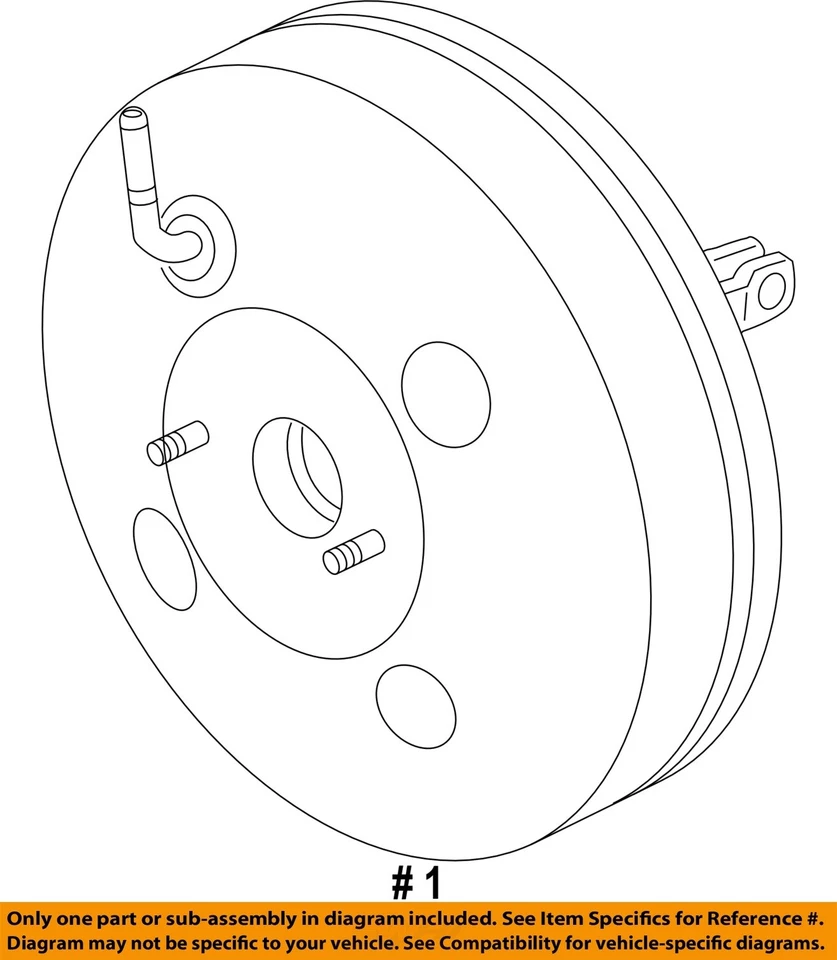 Used Power Brake Booster fits: 2007 Kia Rio  Grade A - Image 4 of 4