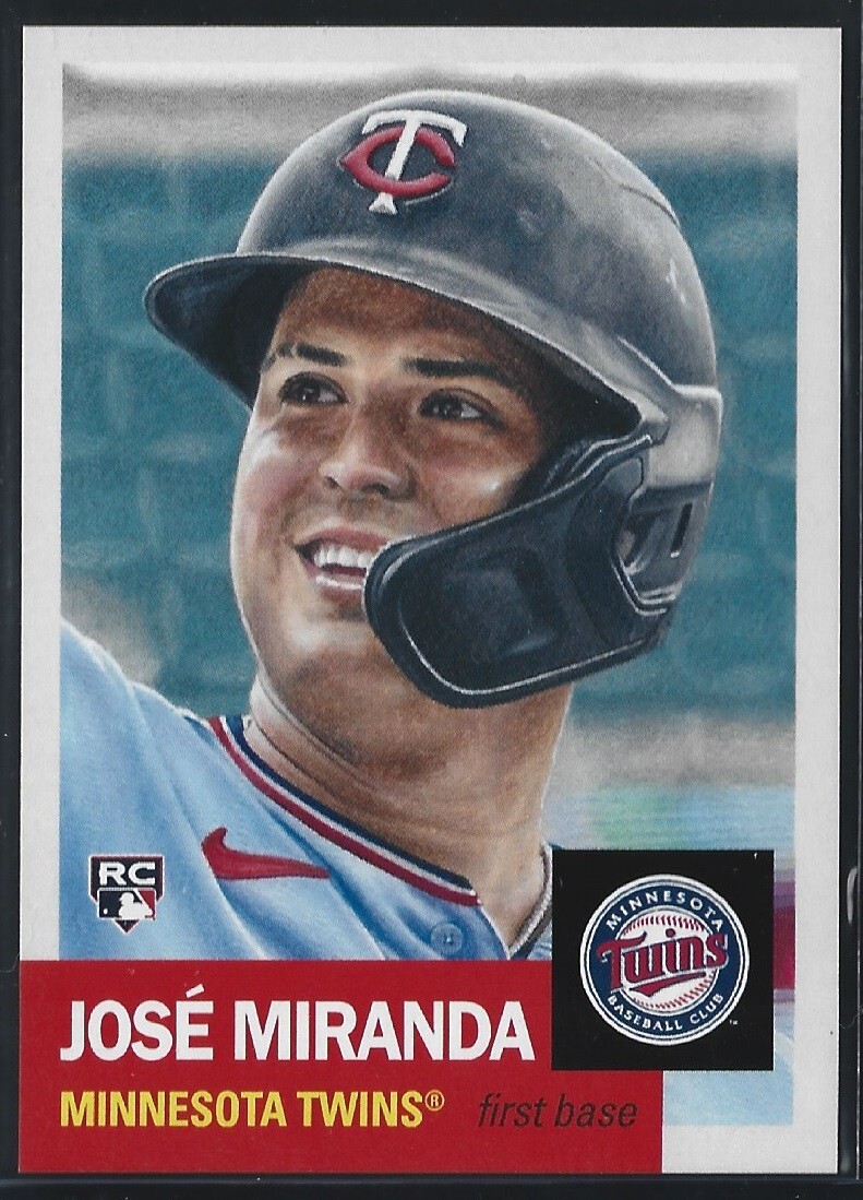2022 TOPPS LIVING SET # 564 JOSE MIRANDA Rookie Minnesota Twins 1,737 Printed
