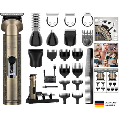 Hatteker Bartschneider Haarschneidemaschine Herren Profi Haarschneider...