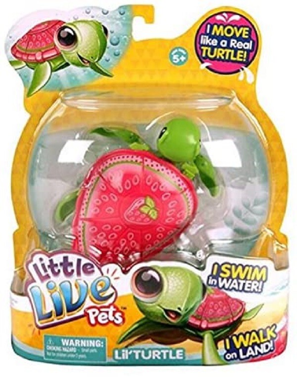 Little Live Pets Tortugas, Tartaruga Pinky, Giochi Preziosi LPU05000
