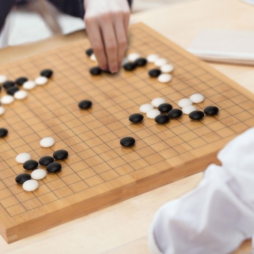 All-in-One Bamboo Go Board with Yunzi Stones and Bowls - Perfect for Beginners - Picture 4 of 11
