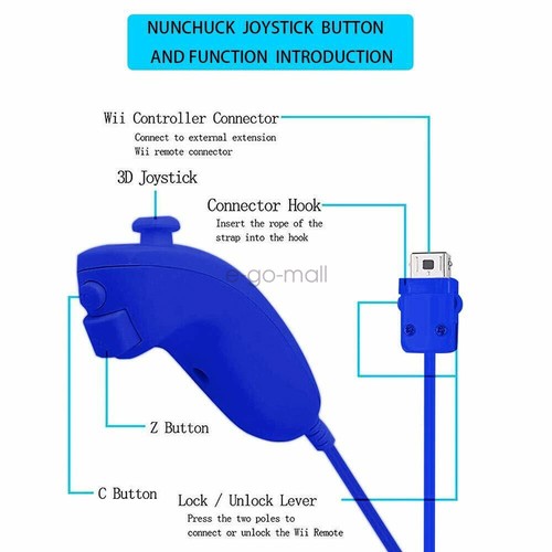 Wii Remote with Motion Plus & Shock Function Nunchuck for Wii & Wii U Console - Picture 29 of 65