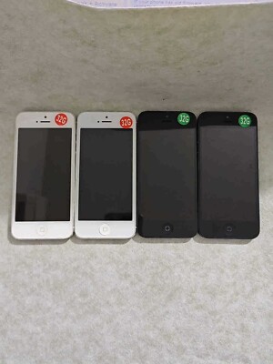 Apple iPhone 5 - 64 GB - White & Silver (Unlocked) for sale online