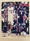 KOBE BRYANT & VINCE CARTER Autographed Signed By Both photo 8x10