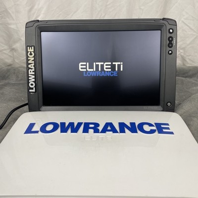 Lowrance Elite 12 Ti Fish Finder GPS Chartplotter Head Unit With Suncover