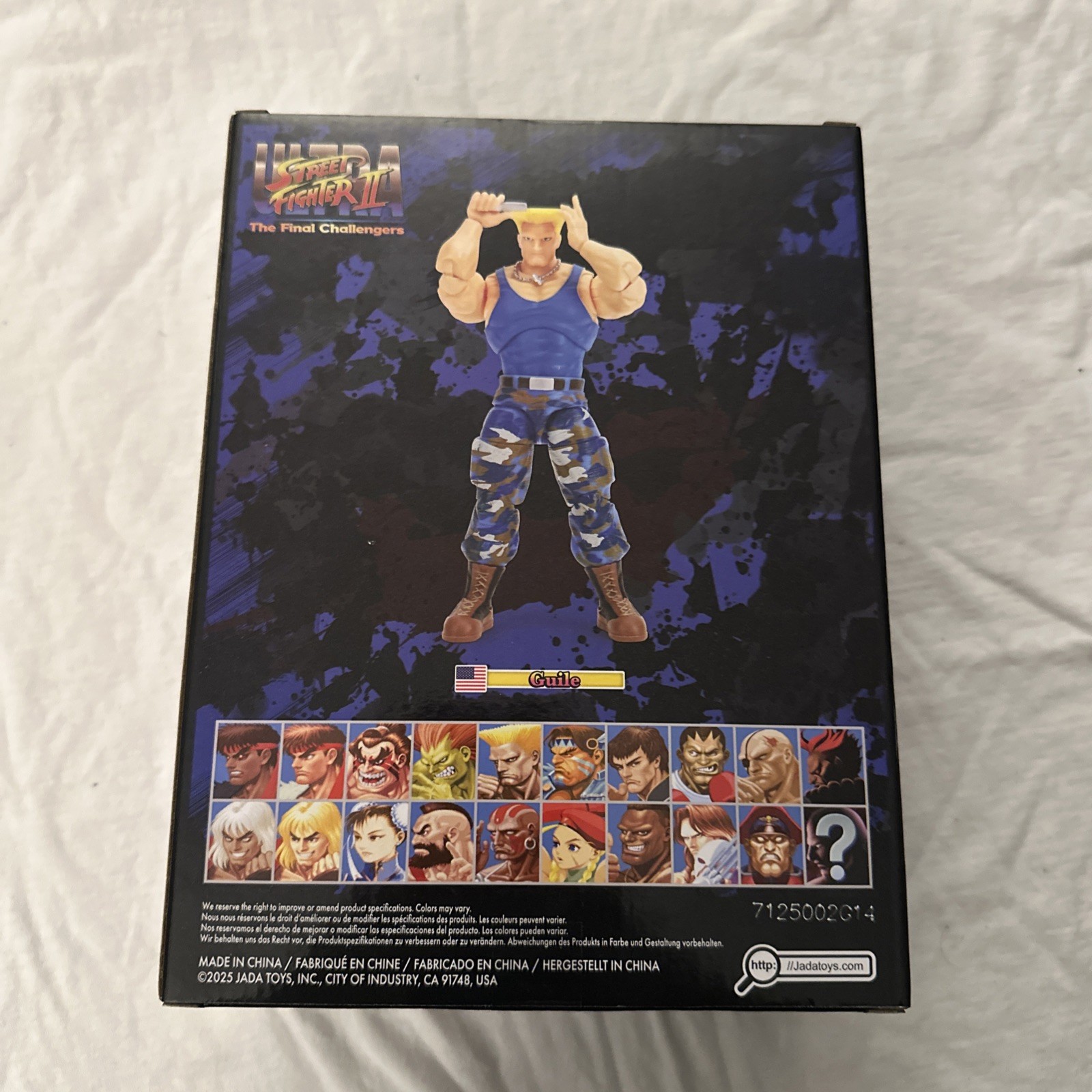 Street Fighter II - Guile (Player 2) Figure - 6 Inch