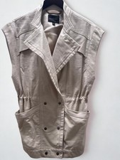 Banana Republic Oyster Khaki Cotton Vest Size...