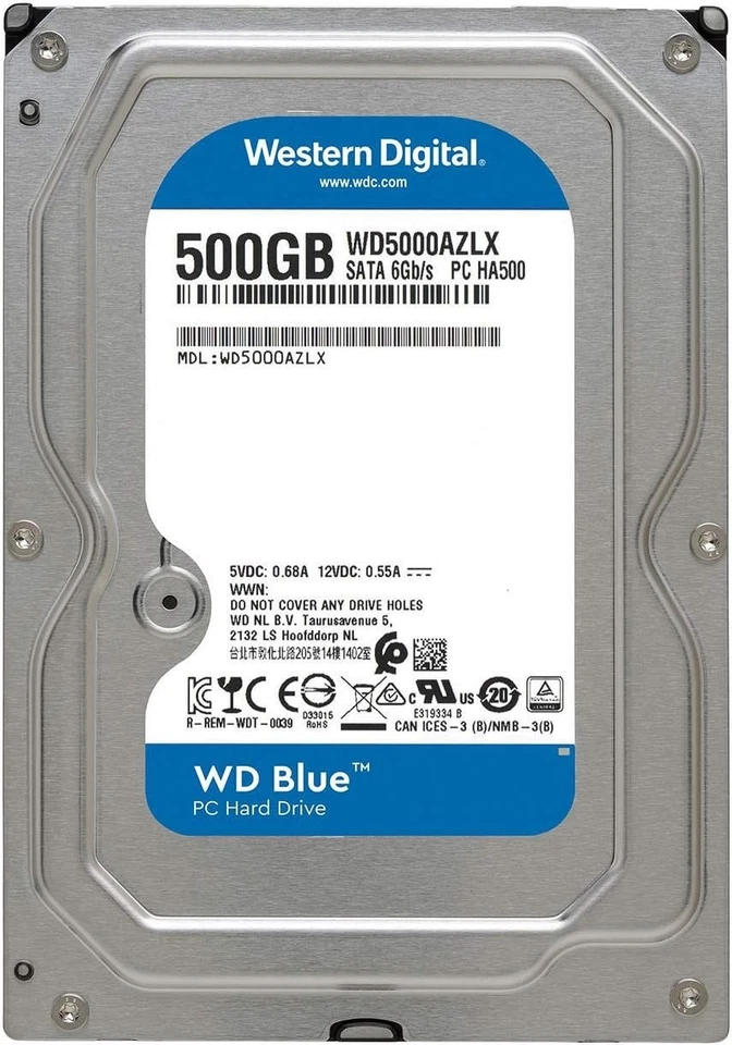500GB 7200RPM SATA Internal Hard Drive - Fast & Reliable Storage Solution - Image 4 of 4