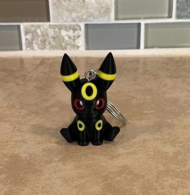 Kawaii Umbreon Flexi Keychain / MiniFig   3D Printed Keychain | Cute Articulated