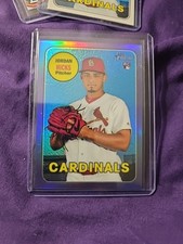 2018 Topps Heritage Chrome Purple Refractor #THC-620 Jordan Hicks Rookie Cards 