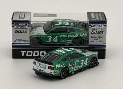 NASCAR 2025 TODD GILLILAND #34 GRILLO'S PICKLES 1/64 CAR | eBay