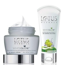 Lotus Herbals Whiteglow Skin Whitening  Brightening Nourishing Night Cr me 60g