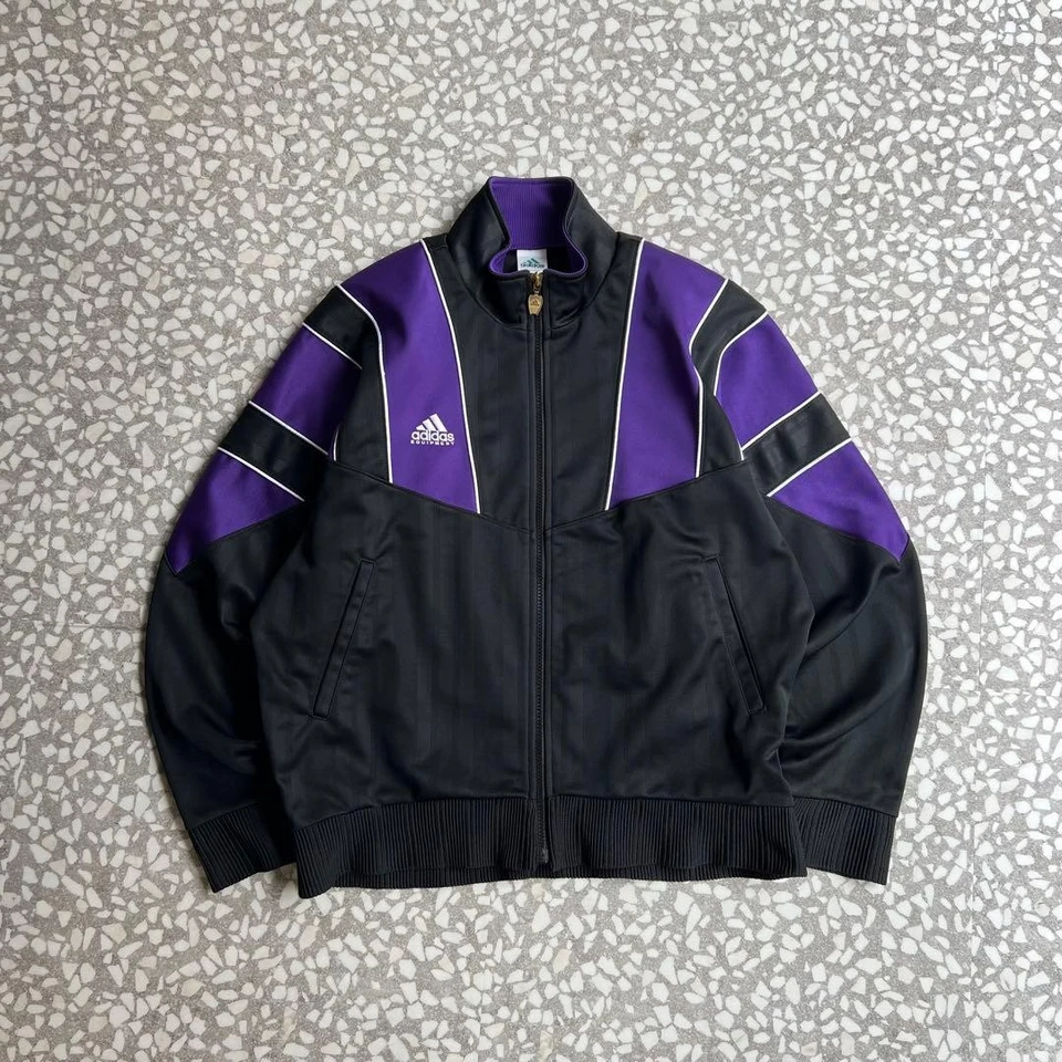 Rare Purple Descente x adidas Vintage Track Jacket Embroidered Logo - Image 2 of 4