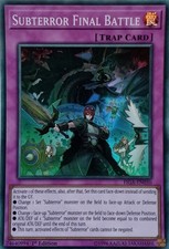 FIGA-DE050 SUBTERROR LETZTE SCHLACHT SUPER RARE 1.AUFLAGE YuGiOh KARTE