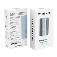 Withings - BPM Connect - Wi-Fi Smart Blood Pressure Monitor - White/Gray
