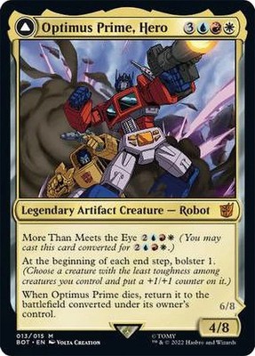 MTG Optimus Prime, Hero // Optimus Prime, Autobot Leader  - Transformers #013