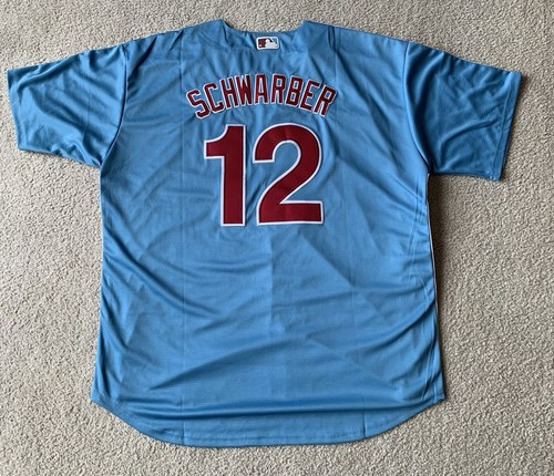 Women's Philadelphia Phillies Kyle Schwarber Nike White Home Replica Jersey Women's Philadelphia Phillies Kyle Schwarber Nike White Home Replica Jersey