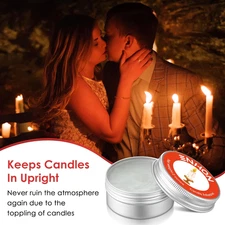 2 Pack Candle Stick Glue Adhesive for Taper to Hold Candles in Place