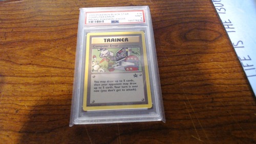 2000 Pokemon Promo Black Star Pokemon League #16 Computer Error PSA 9