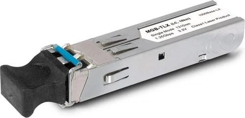 Planet 1.25 Gbps SFP Module Up to 10km Singlemode LC Duplex Connector Industrial