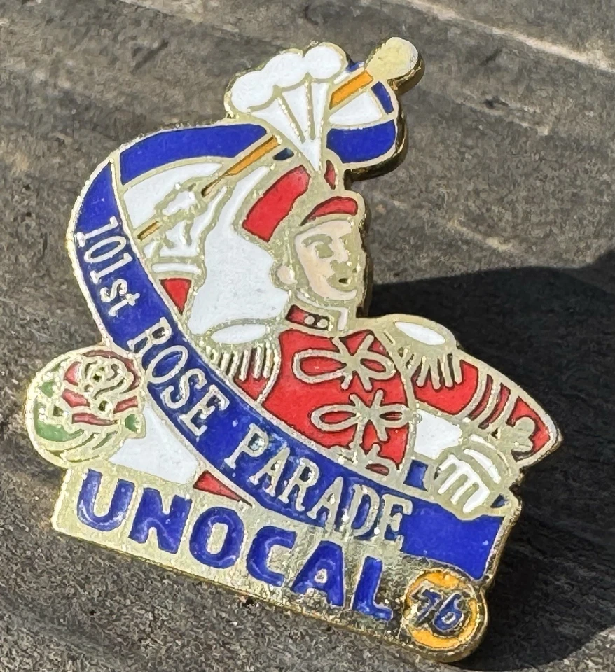 Vintage 1990 UNOCAL 76 Petroleum 101st Tournament of Roses Lapel Pin - Image 2 of 4