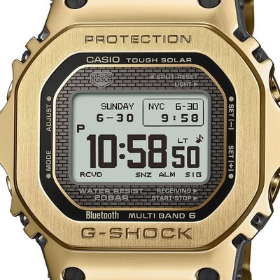 【G-SHOCK】GMW-BZ5000GD-9JF CASIO G-SHOCK GMW-BZ5000GD-9JF Full Metal Bluetooth Digital Gold