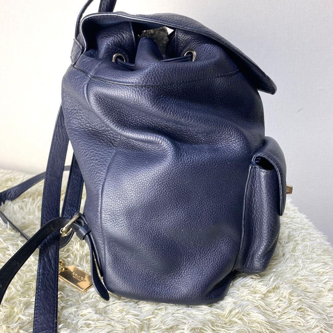 Condition COACH Pebbled Billy Backpack Large Capa… - image 5