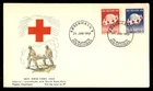 Mayfairstamps Denmark FDC 1959 dual Red Cross 100th anniversary First Day Cover