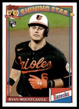 2021 Topps Archives #91BZ-1 Ryan Mountcastle 1991 Topps Bazooka Shining Stars