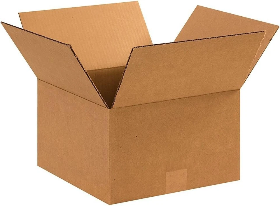 Small Corrugated Cardboard Boxes 12x12x7, Pack of 25 - Image 2 of 2