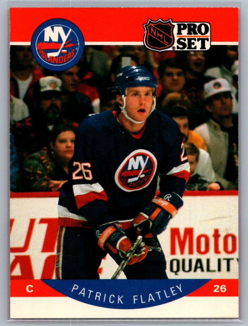 1990-91 Pro Set #182a Patrick Flatley