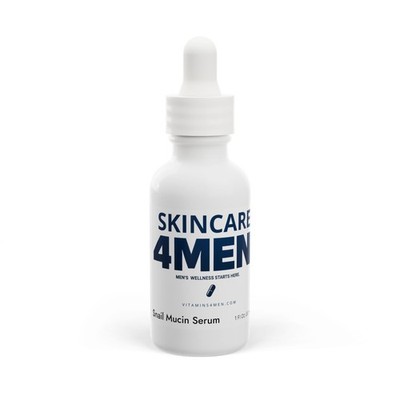 Snail Mucin Facial Serum for Men, Skincare for men, 1oz