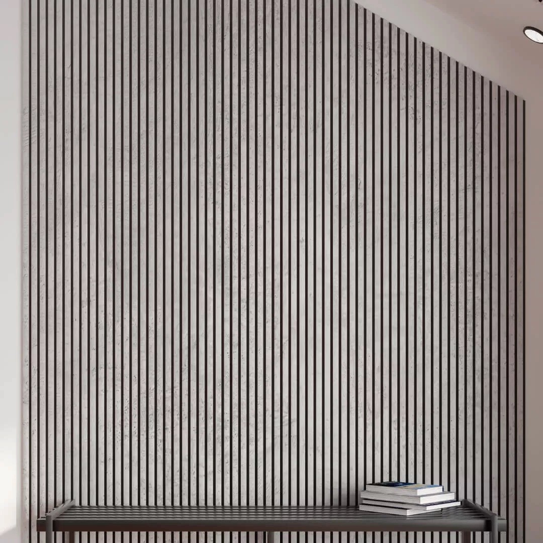 Pannello Decorativo Flessibile In MDF E Feltro, 278x60x0,9 Cm | Per Pareti Moderne, Design Modulare, Facile Installazione