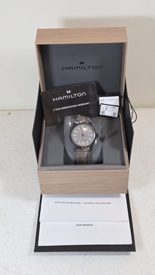 Hamilton Khaki Field Titanium Auto Grey Dial Black PVD 38mm - B&P H70215880