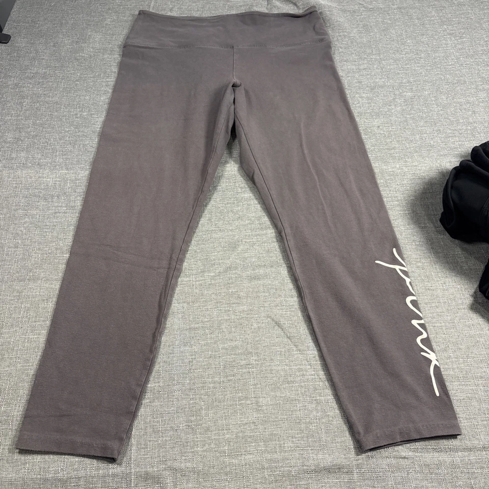 Pink From Victoria Secret 7 Pairs of Leggings Size XL -Lot  Of 7 Excellent Shape - Image 2 of 4