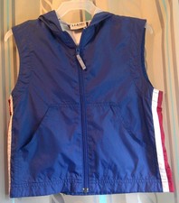 NEW "L.L.BEAN" Cotton Lined Waterproof Core Warmth VEST Hood Girl 5/6