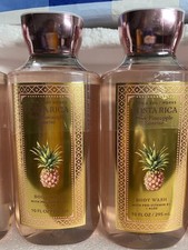 2 New COSTA RICA Pink Pineapple Sunrise BATH  BODY WORKS BODY WASH SHOWER GEL