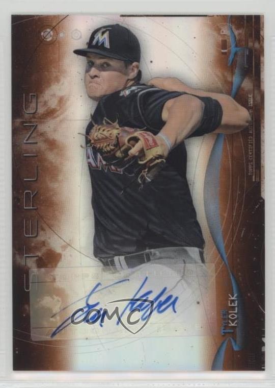 2014 Bowman Sterling Prospect Orange Refractor 65/75 Tyler Kolek Auto i5q